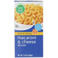 Food Club Thick & Creamy Macaroni & Cheese Dinner