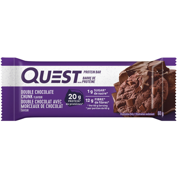 Quest Protein Bar - Double Chocolate Chunk Flavor