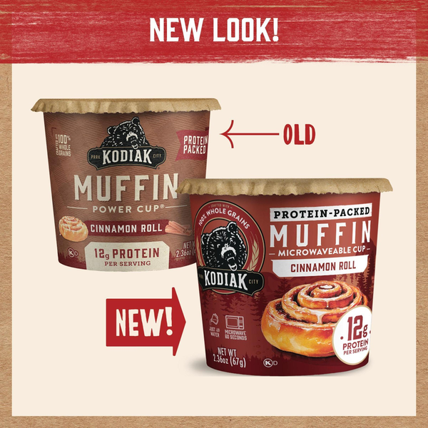 Kodiak Cinnamon Roll Muffin