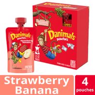 Bolsas de Yogur Bajo en Grasa Danimals - Fresa Divertida