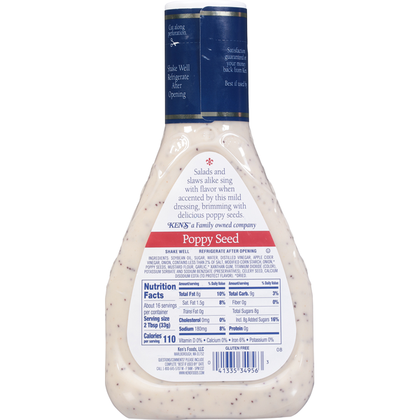 Ken's Steak House Poppy Seed Dressing