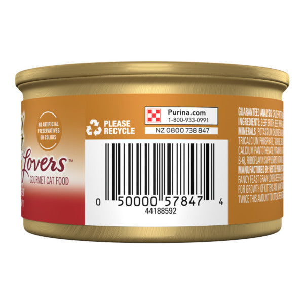 Purina Fancy Feast Gravy Lovers Boeuf Gourmet pour Chats