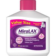 Poudre sans grain MiraLAX pour le confort digestif