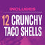 Conchas de Taco Bell Crunchy Taco