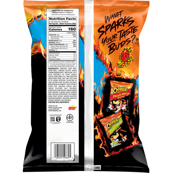Cheetos Puffs Flamin' Hot Cheese Snacks