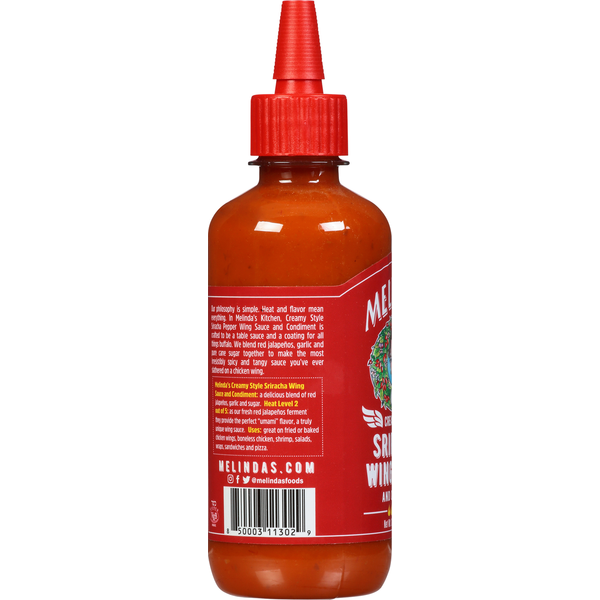 Salsa y Condimento Picante Cremoso de Melinda