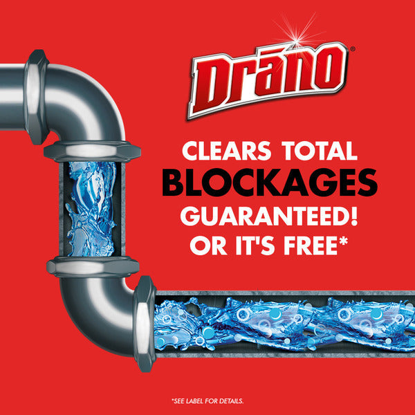 Drano Max Gel Removedor de Atascos - Abrebotellas Potente