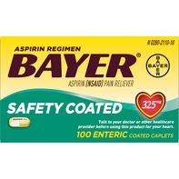 Bayer Aspirin 325 mg Enteric Coated Caplets
