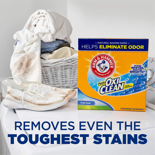 Detergente en polvo para lavandería Arm & Hammer Plus Oxiclean