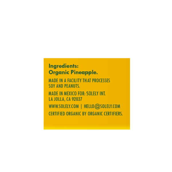 Solely Organic Pineapple Fruit Jerky Multipack