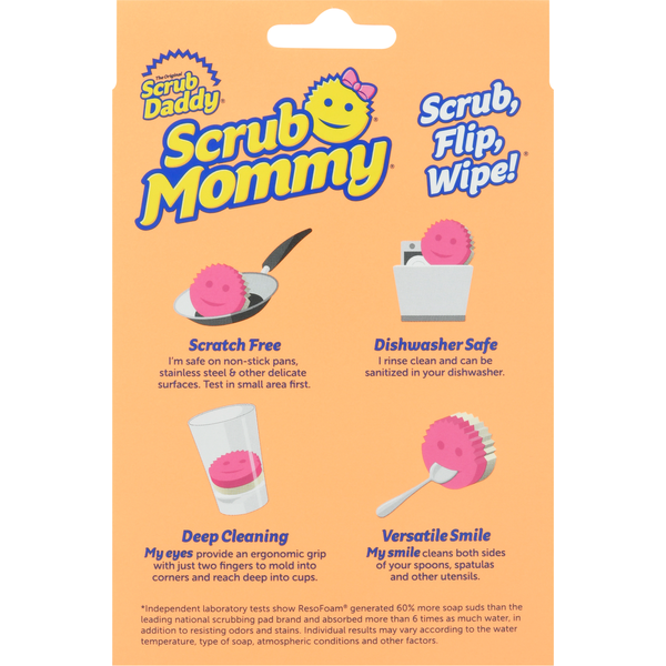 Scrub Daddy Dual-Sided Scrubber & Sponge