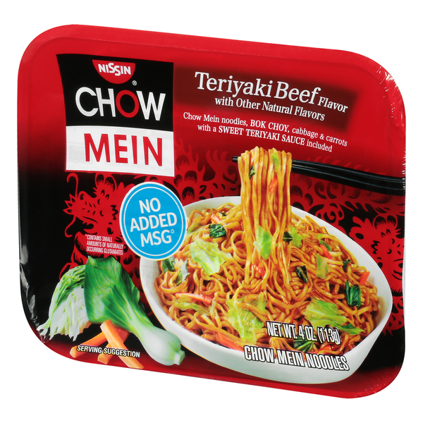 Fideos con Sabor a Teriyaki de Res Nissin