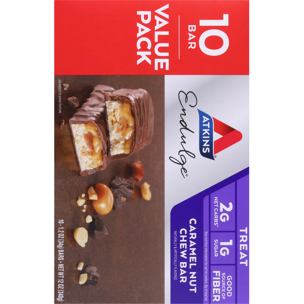 Barras de Proteína de Caramelo y Nueces Atkins - Paquete de Valor