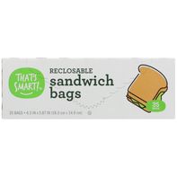 Bolsas de Sándwich Reclosables That's Smart!
