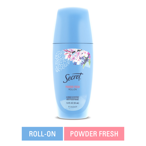 Secret Roll-On Antiperspirant and Deodorant - Powder Fresh