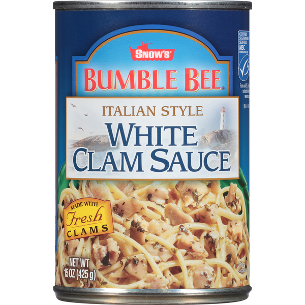 Salsa de Almejas Blanca Estilo Italiano de Snow