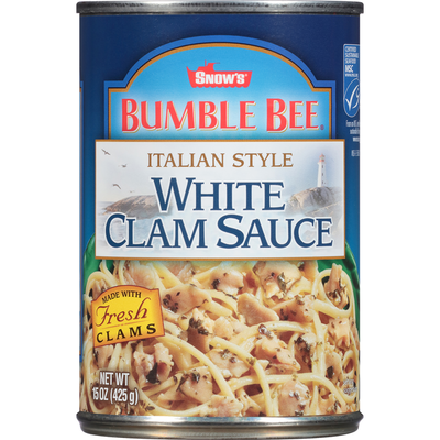 Sauce aux palourdes blanches à l'italienne de Snow