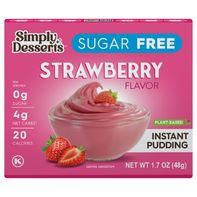 Simply Desserts Strawberry Sugar Free Pudding