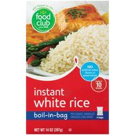 Riz instantané long grain enrichi Food Club en sachet