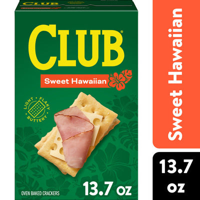 Club Sweet Hawaiian Crackers - 13.7 oz Snack Delight