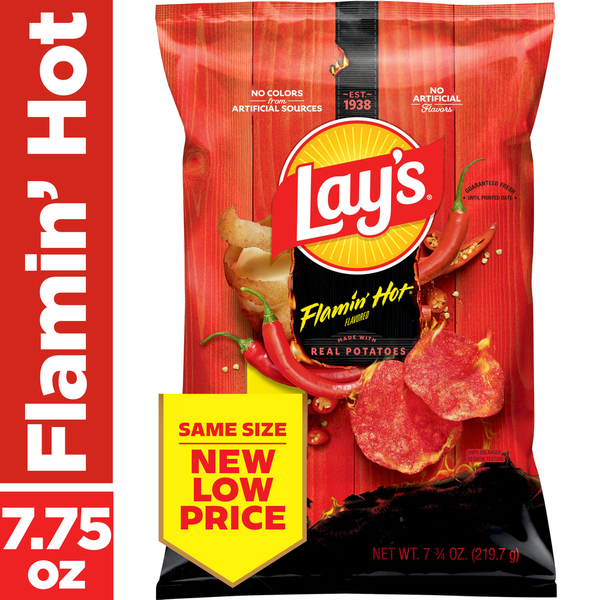 Chips de pomme de terre Lay's Flamin' Hot