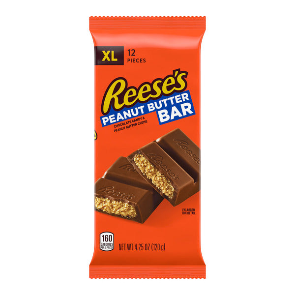Reese's Chocolate Peanut Butter Creme XL Candy Bar, 4.25 oz