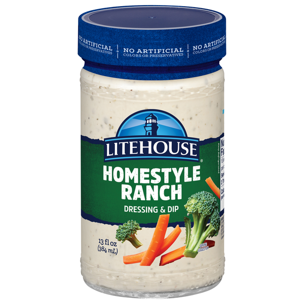 Aderezo y Dip Ranch Litehouse Estilo Casero