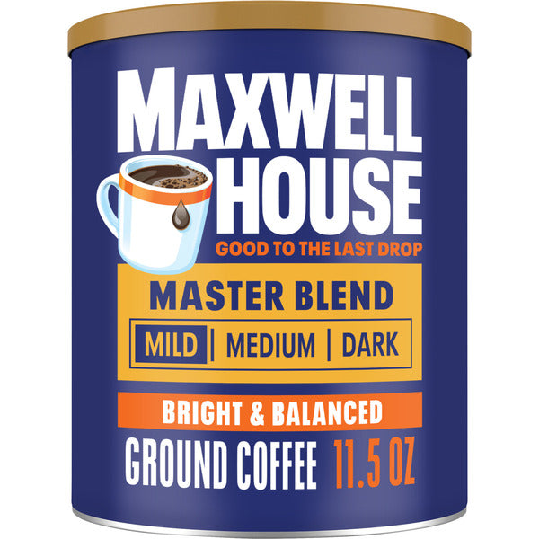 Café moulu Maxwell House Master Blend Light Roast