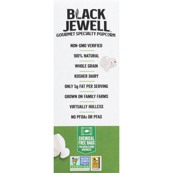 Grains de maïs à éclater gourmet Black Jewell - Snack naturel spécial