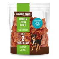 Waggin' Train Chicken Jerky Curls - Golosinas Premium para Perros