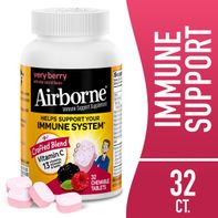 Comprimés à mâcher Airborne Very Berry - 1000mg de Vitamine C