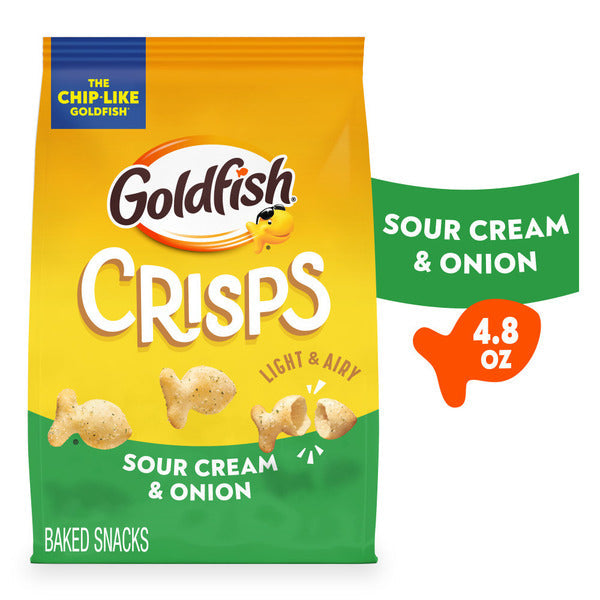 Snacks cuits Pepperidge Farm Goldfish à la crème sure et à l'oignon