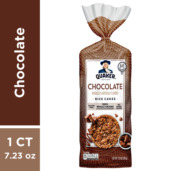 Gâteaux de riz au chocolat Quaker - Snack léger et croustillant