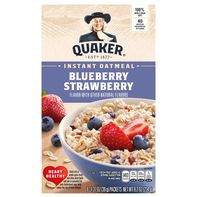 Quaker Instant Oatmeal, Blueberry Strawberry
