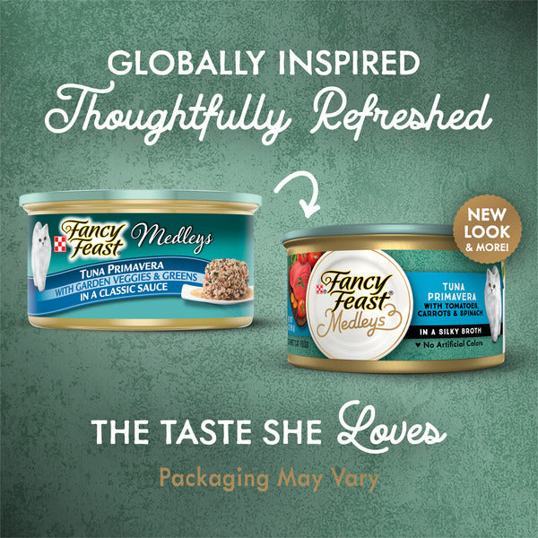 Purina Fancy Feast Medleys Tuna Primavera Cat Food