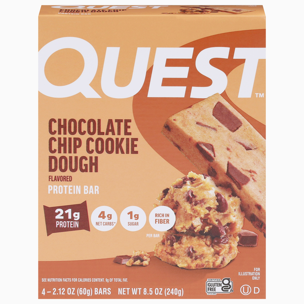Quest Chocolate Chip Cookie Dough Protein Bar