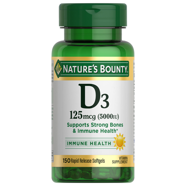 Nature's Bounty Vitamin D3 5000 Softgels
