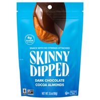 SkinnyDipped Almonds in Dark Chocolate Cocoa