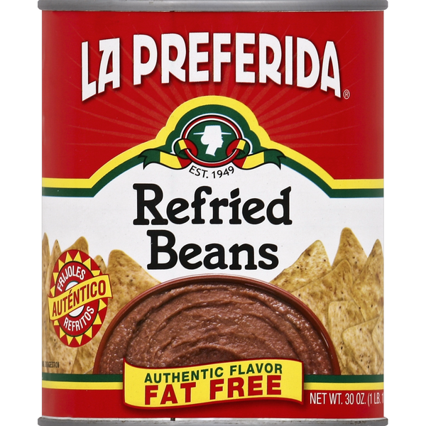 Frijoles Refritos Sin Grasa La Preferida
