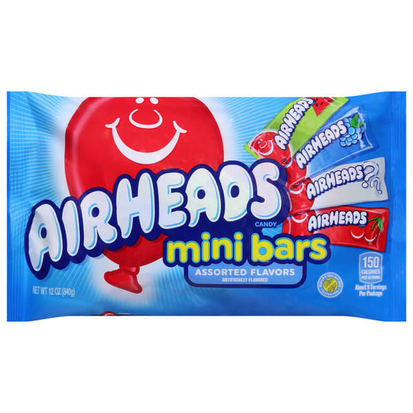 Barres Mini AirHeads Saveurs Assorties