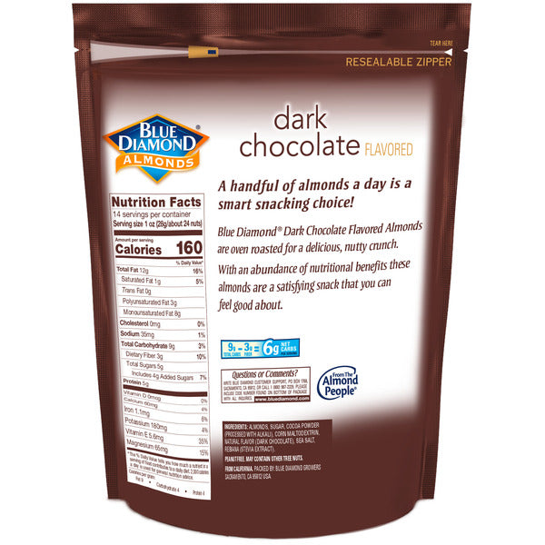 Blue Diamond Oven Roasted Almonds with Dark Chocolate