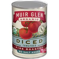 Tomates en dés rôties au feu Muir Glen, sans sel ajouté