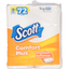 Papier toilette méga rouleaux non parfumé Scott Comfort Plus à une épaisseur