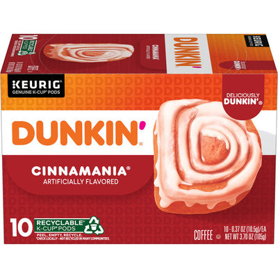 Café Dunkin' Cinnamania - 10 dosettes K-Cup pour Keurig