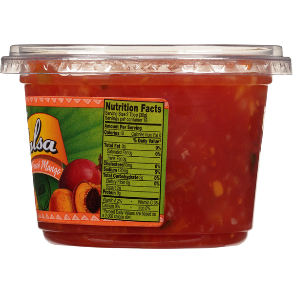 Salsa de Durazno y Mango Premium de Chuck y Dave - Sabor Suave
