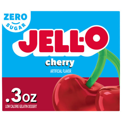 Gelatina Jell-O Zero Azúcar Sabor Cereza