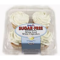 Ann Marie's Sugar Free White Iced Cupcakes