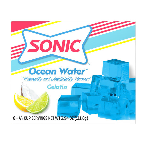 SONIC Gelatina Agua de Océano - 6 Porciones