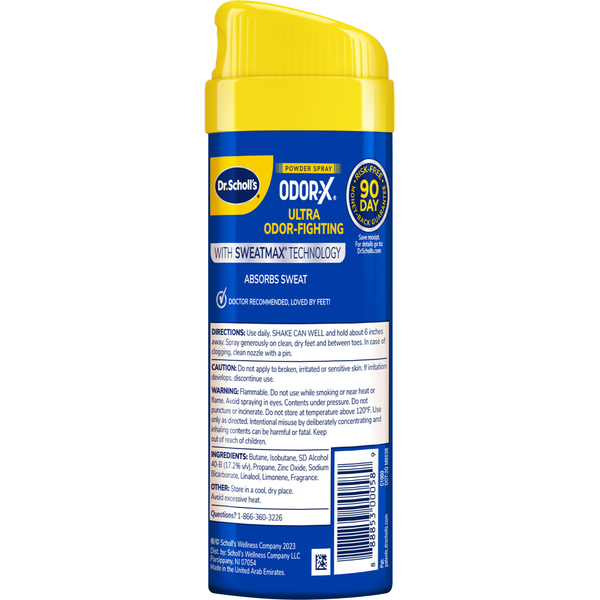 Spray en polvo ultra antiolor de Dr. Scholl's