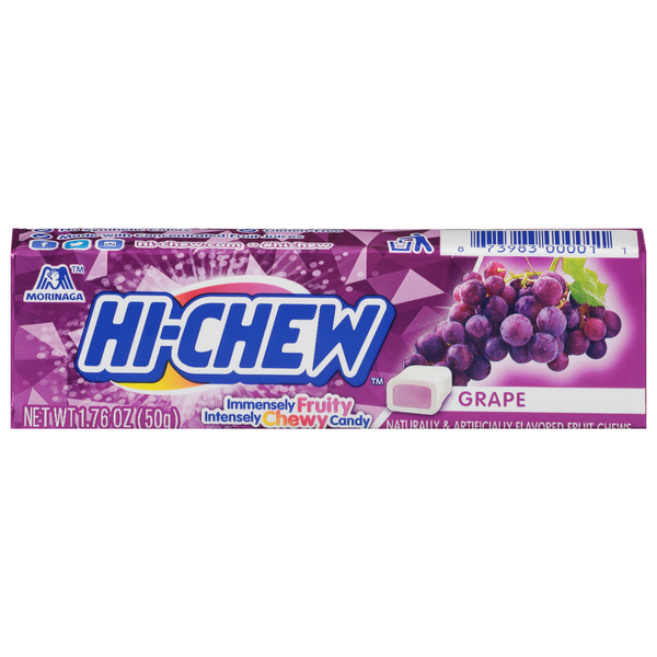Hi-Chew Grape Fruit Chews - Bonbons délicieusement moelleux
